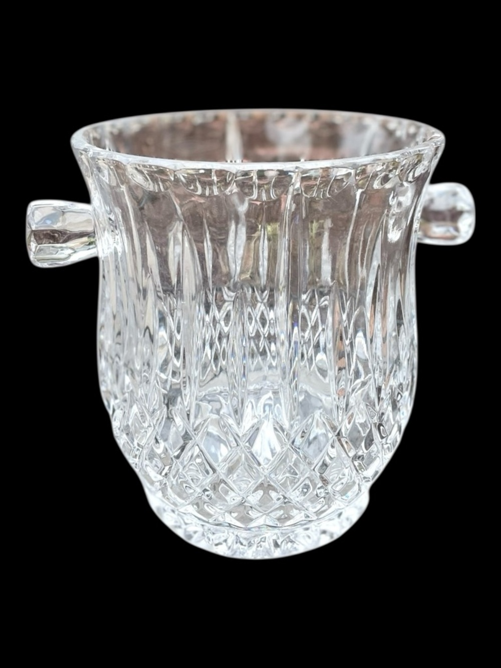 Gorham King Edward Crystal Ice Bucket Vintage Lead Crystal